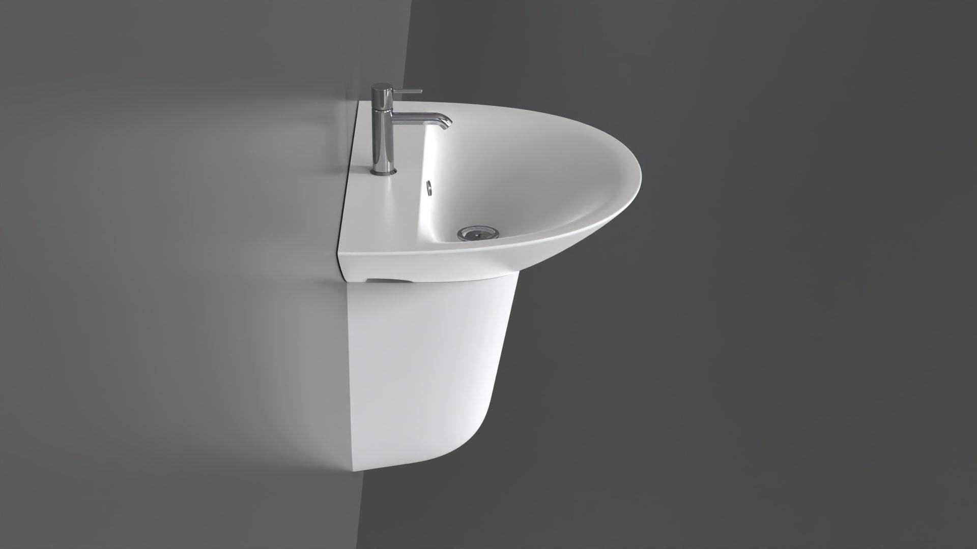 Basin Sink 46 3D model_9