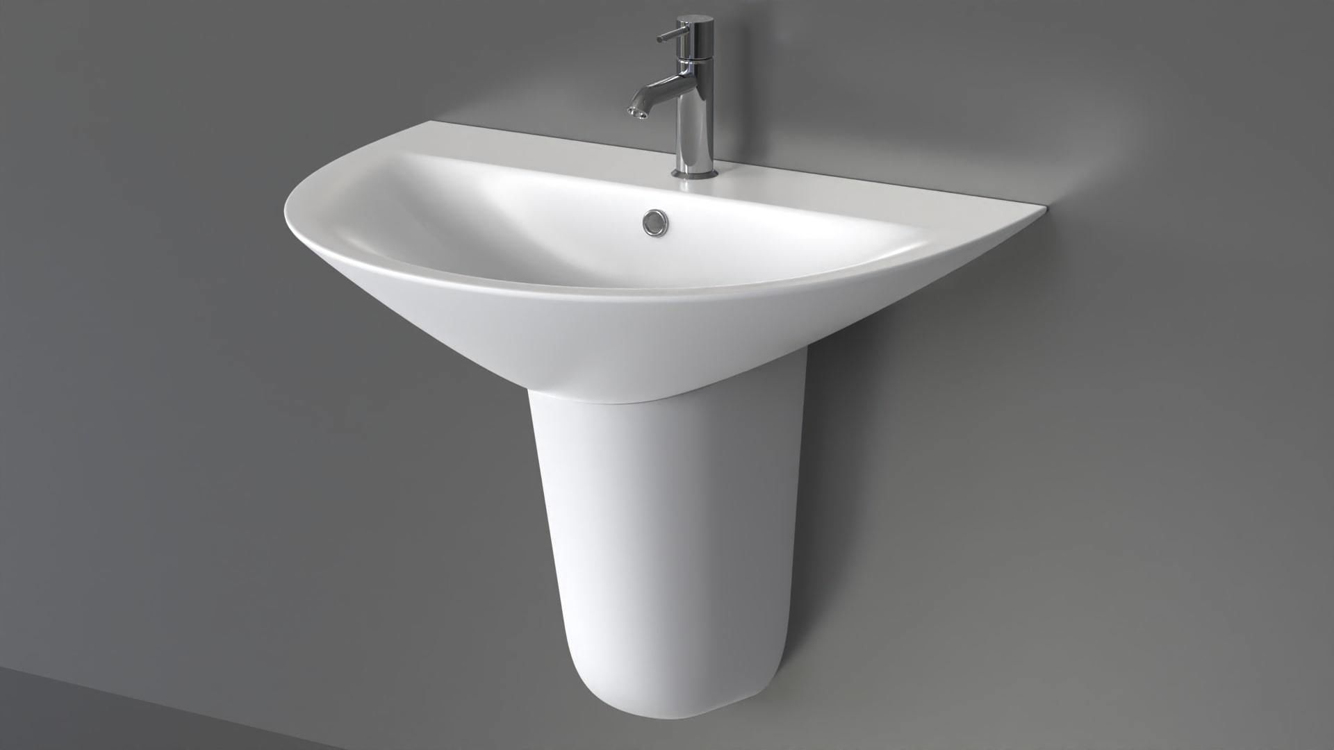 Basin Sink 46 3D model_2