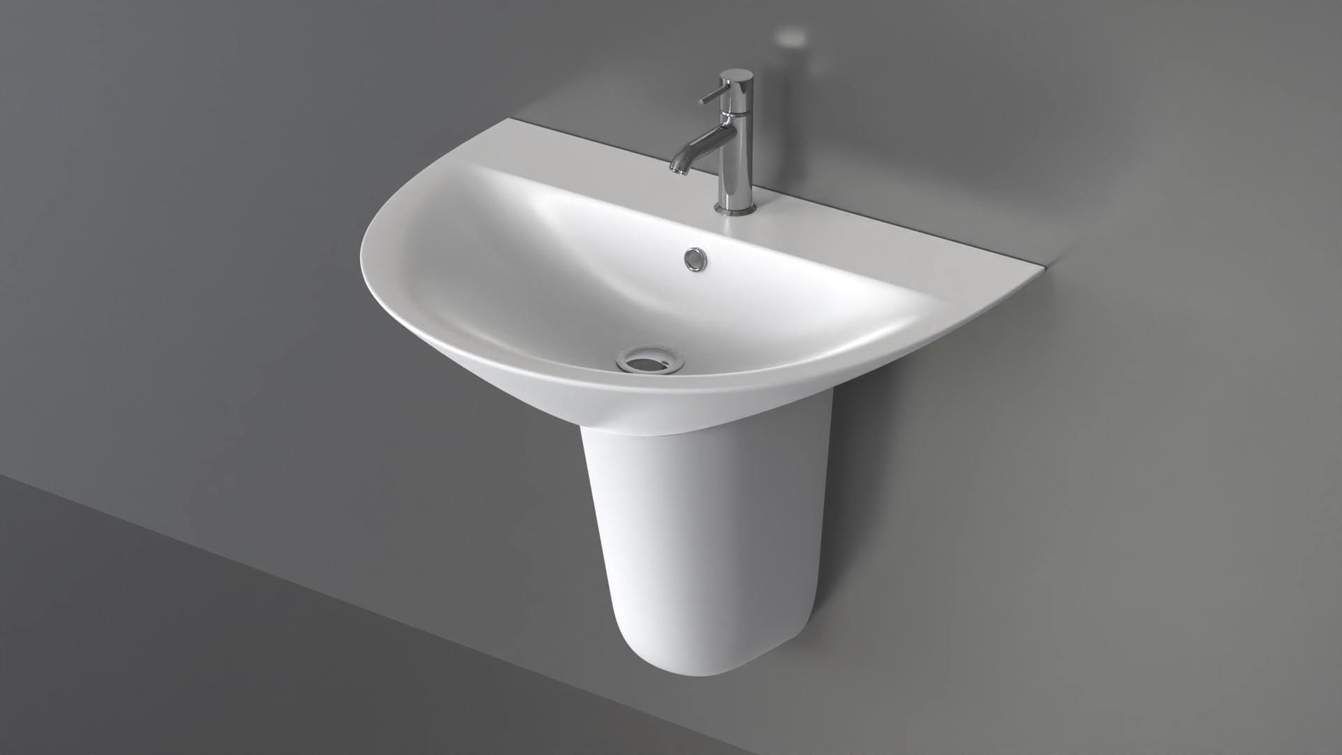 Basin Sink 46 3D model_1