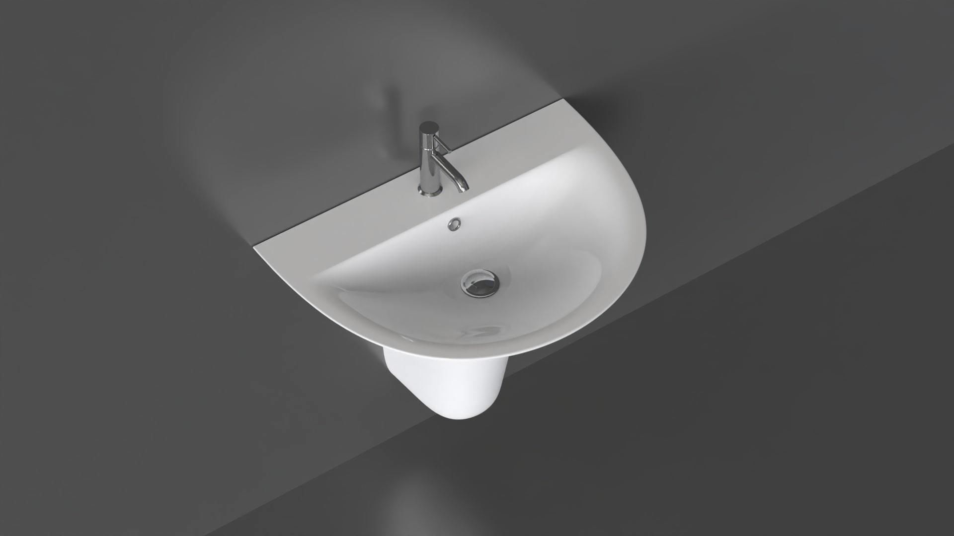 Basin Sink 46 3D model_6