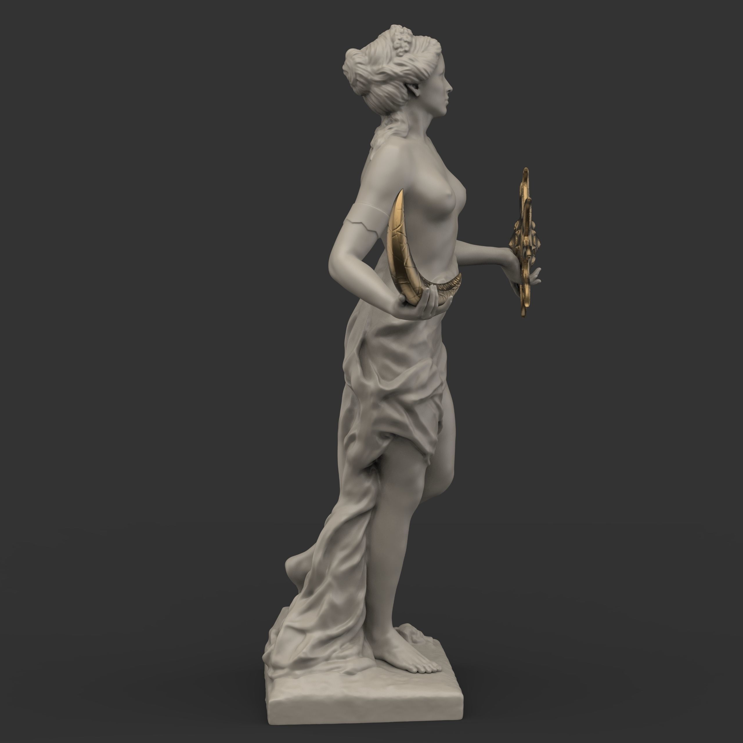 Statue of the goddess Azura from The Elder Scrolls 3D print model_8