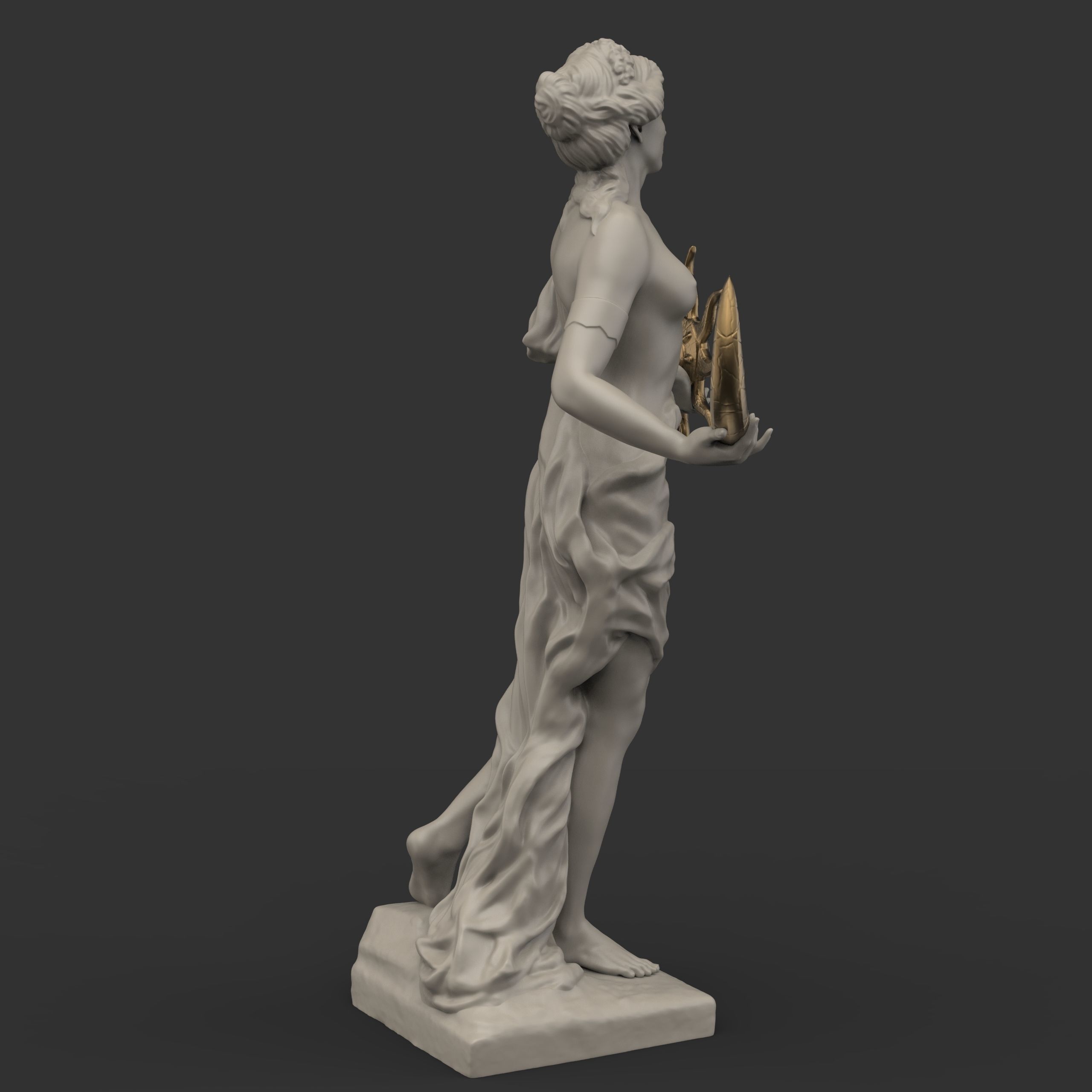 Statue of the goddess Azura from The Elder Scrolls 3D print model_7