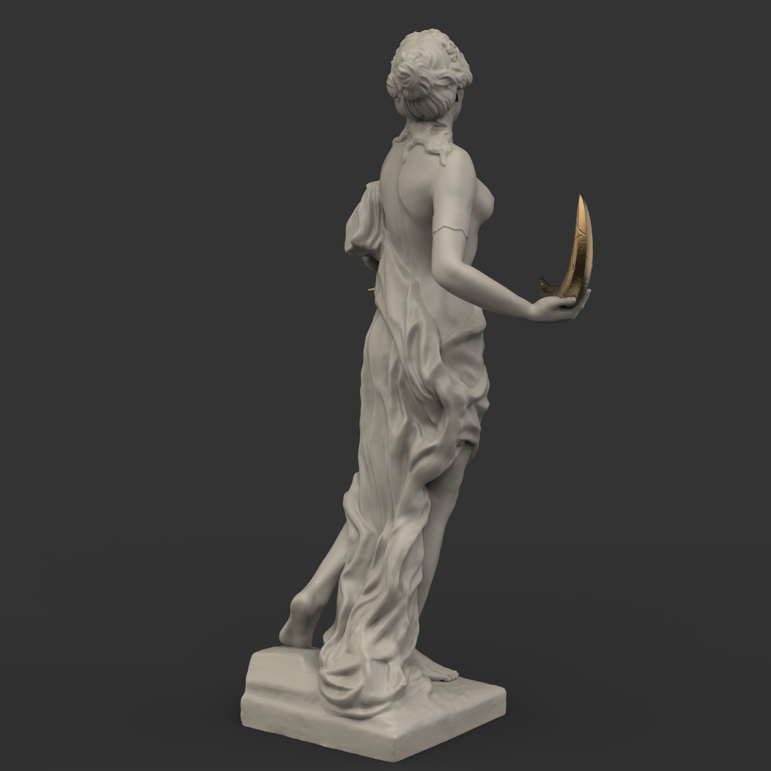 Statue of the goddess Azura from The Elder Scrolls 3D print model_6