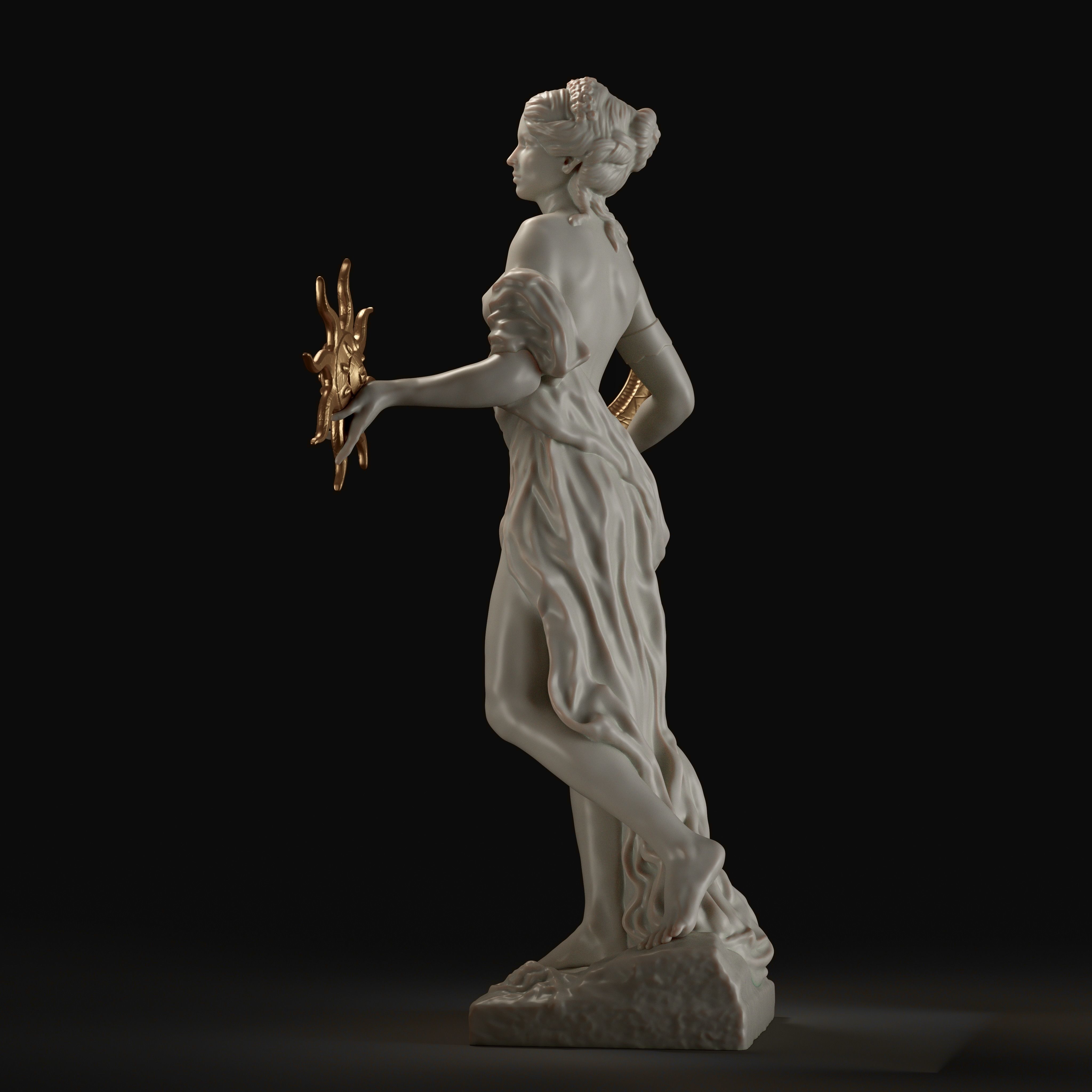 Statue of the goddess Azura from The Elder Scrolls 3D print model_2