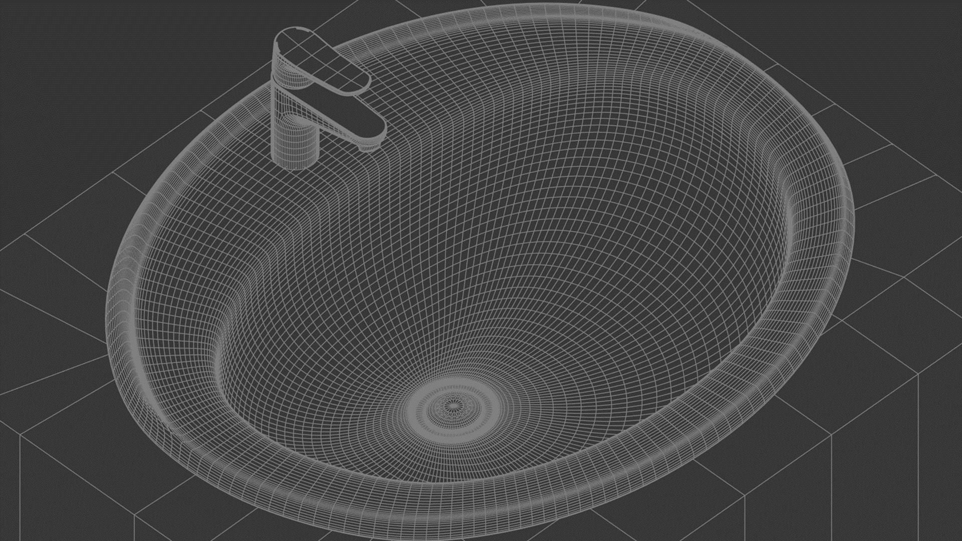 Basin Sink 49 3D model_13