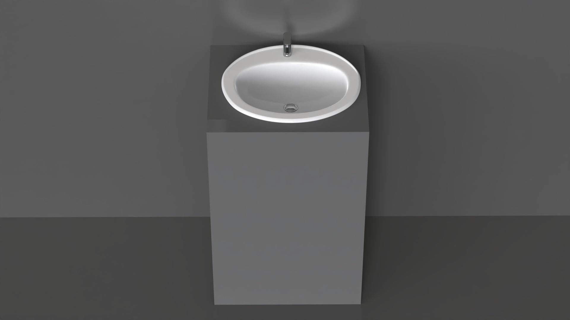 Basin Sink 49 3D model_8