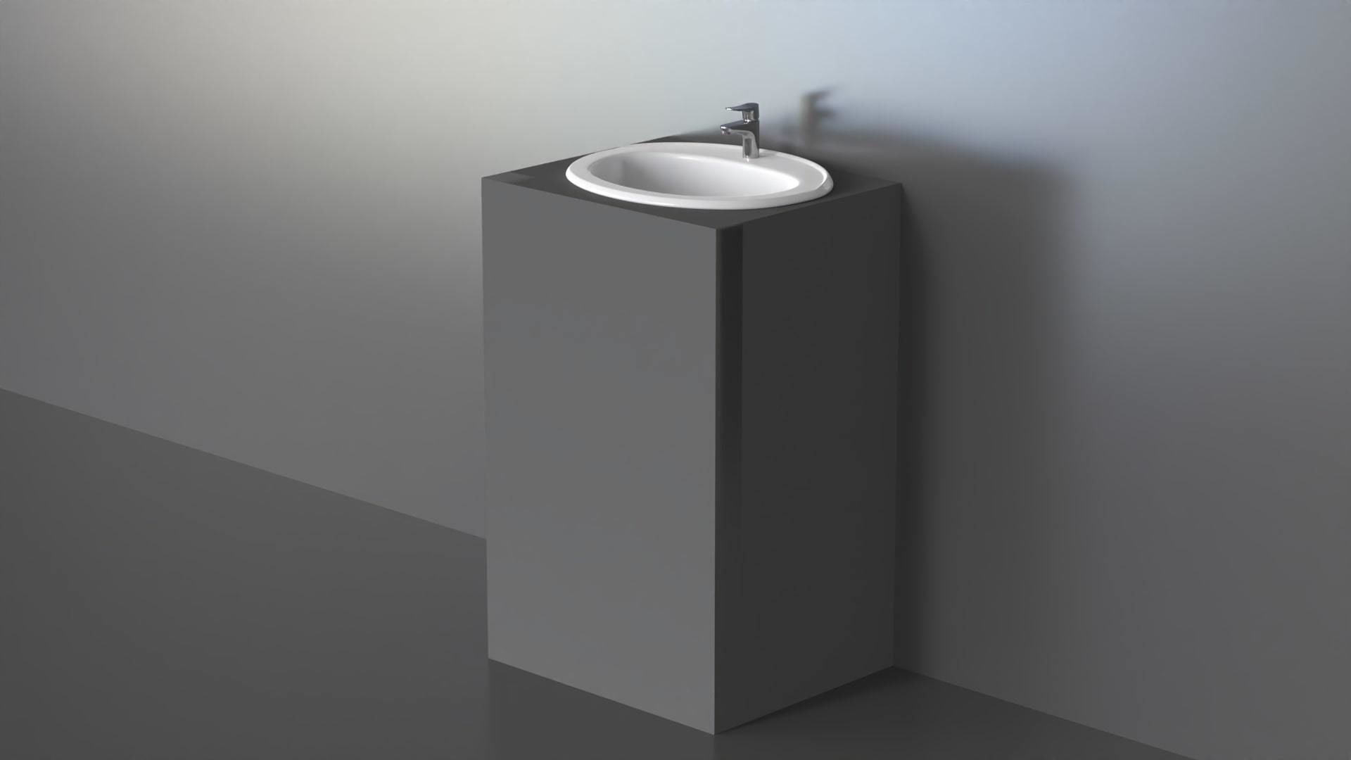 Basin Sink 49 3D model_6