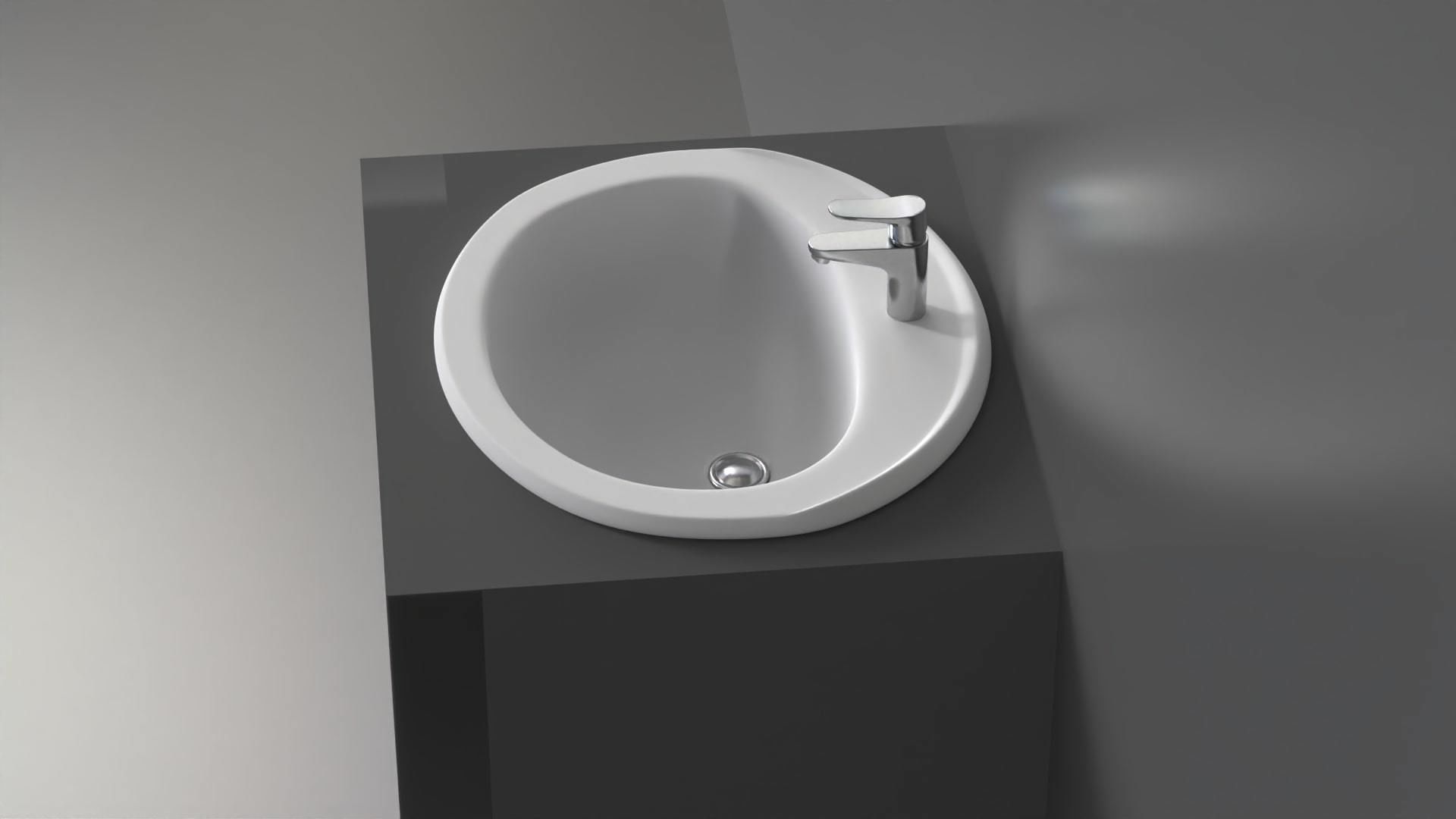 Basin Sink 49 3D model_11