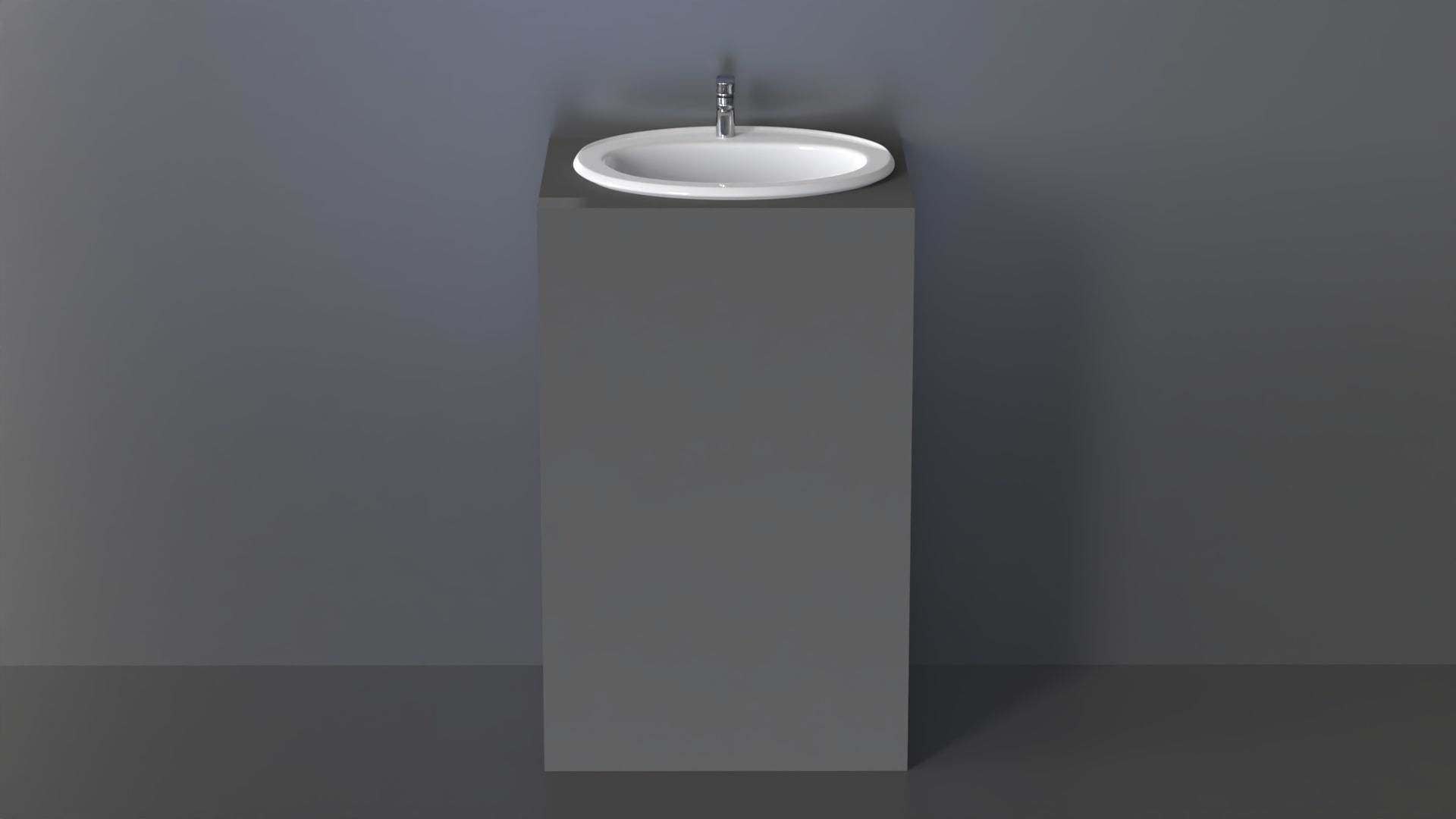 Basin Sink 49 3D model_7