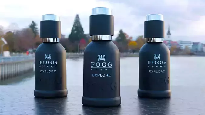 Fogg Scent Explore 3D Model - Blender Cycles Render Low-poly 3D model