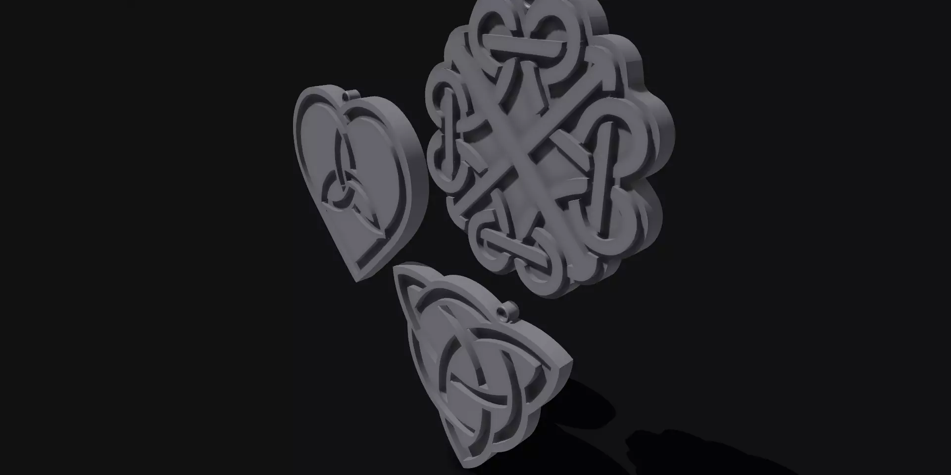 Celtic Knot Keychains Free 3D print model