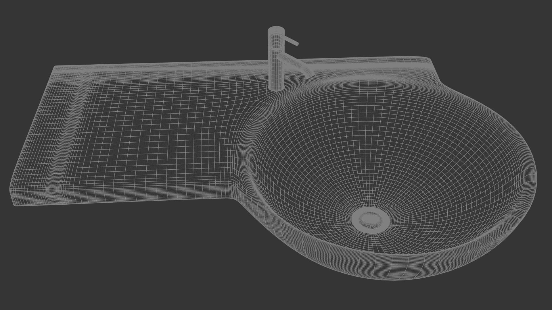 Basin Sink 52 3D model_11