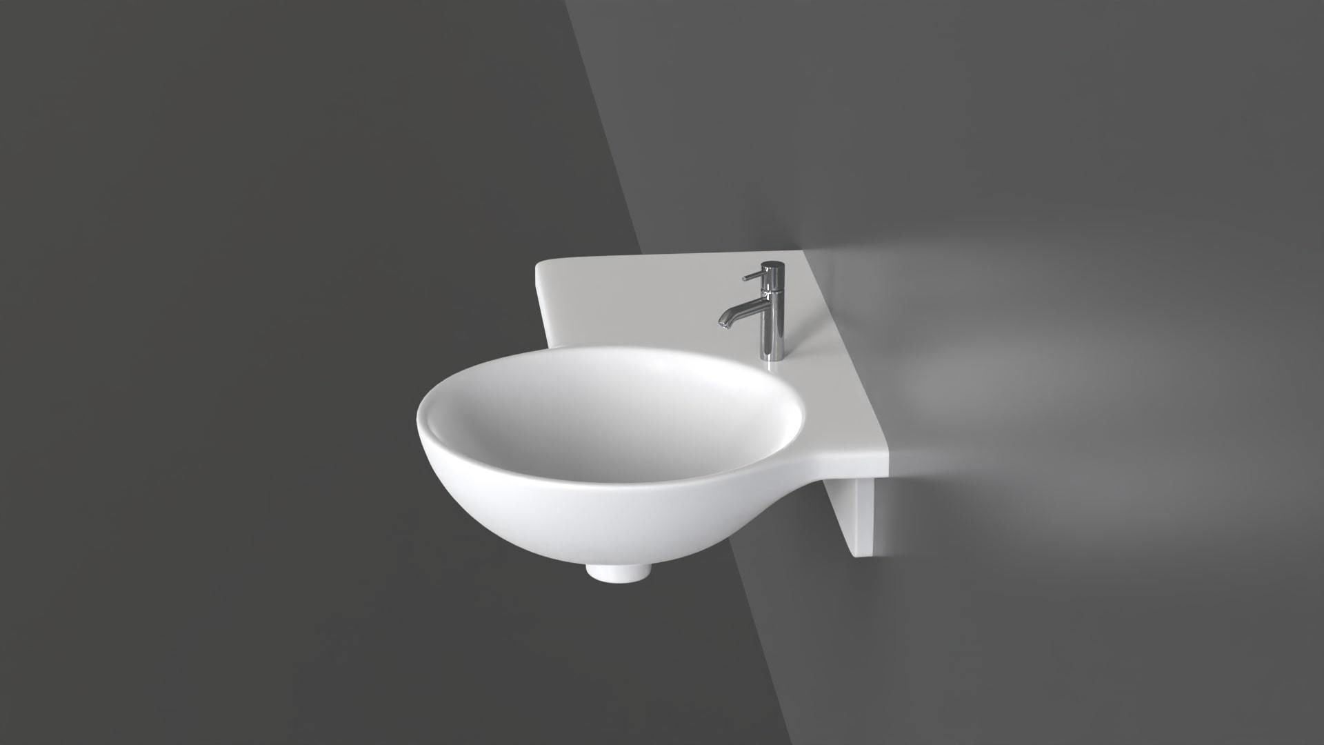 Basin Sink 52 3D model_9