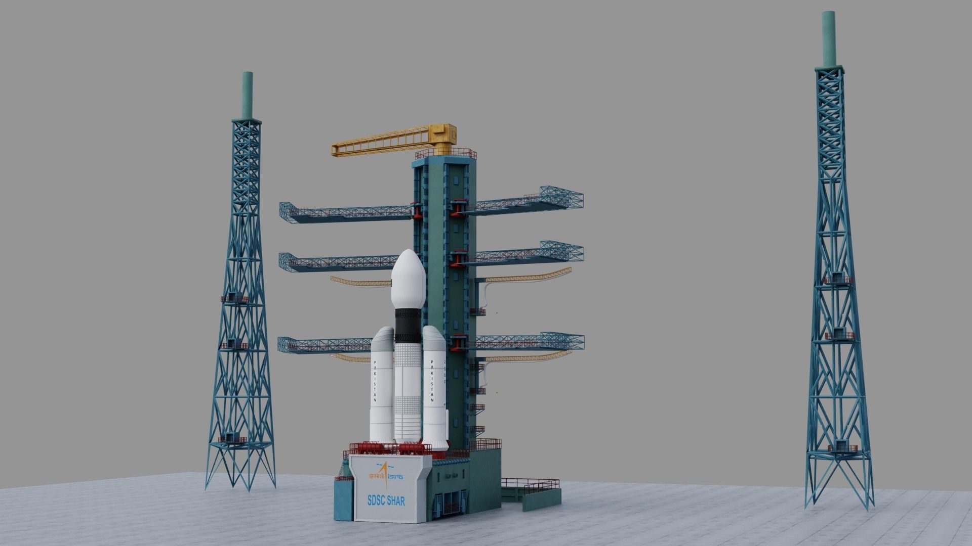 Rocket Launcher 3D Model Low-poly 3D model_1