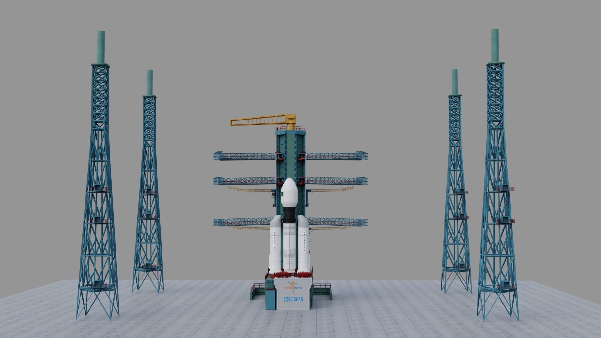 Rocket Launcher 3D Model Low-poly 3D model_4