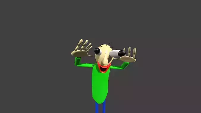 Foxbear Baldi Blender Port Free 3D model