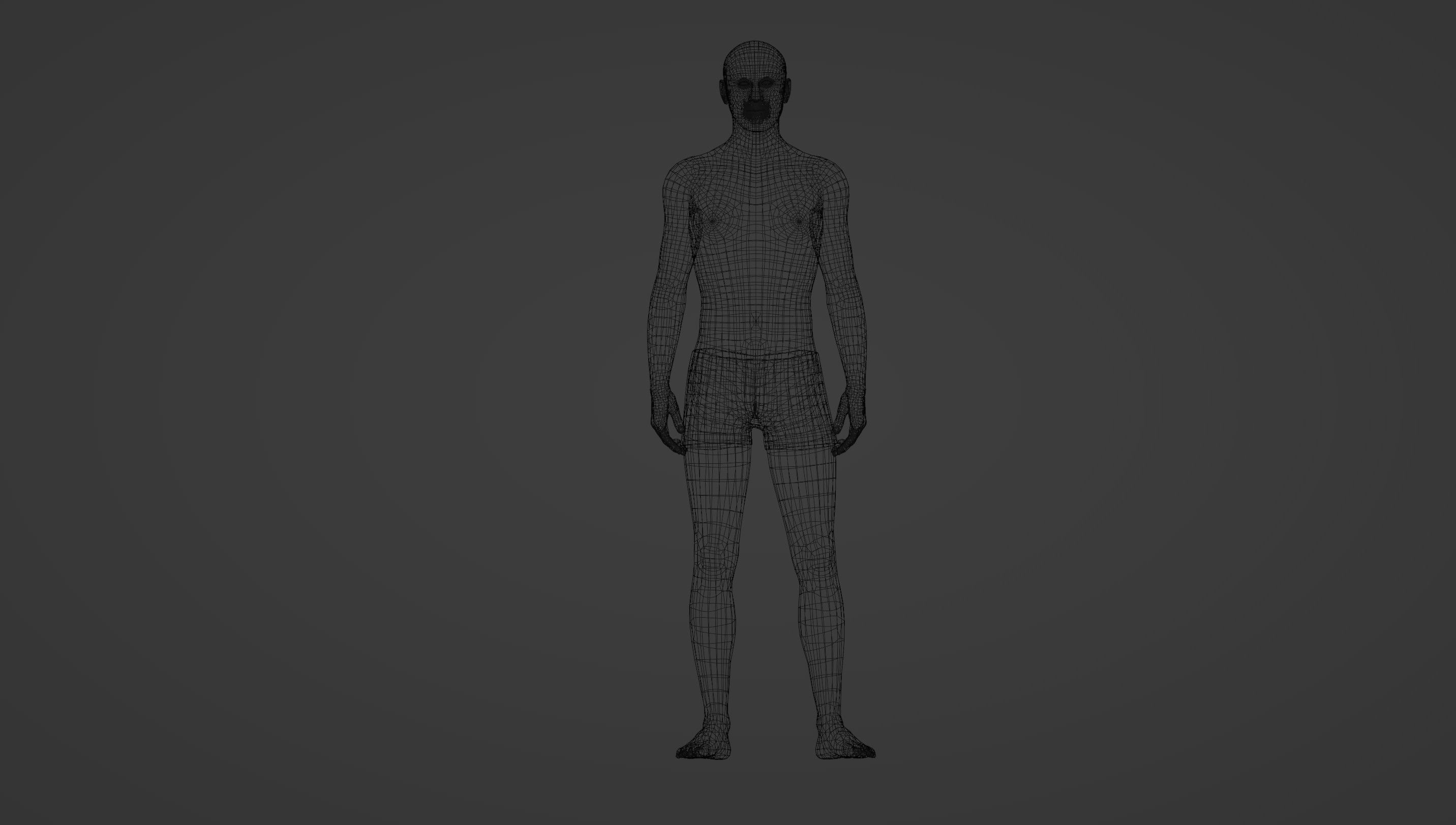 Realistic Elderly Man 3D Model 3D model_6