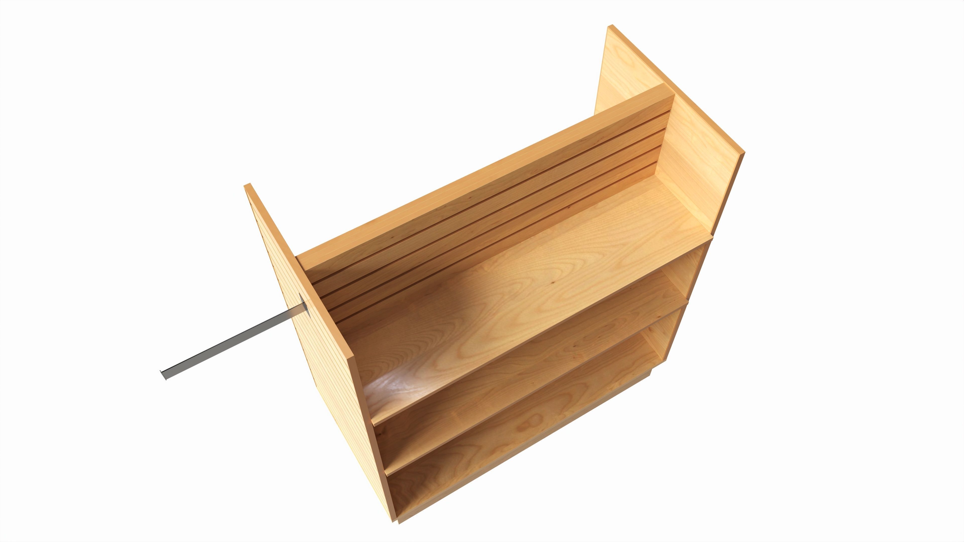 Store Shelf Rack Merchandiser 3D model_4
