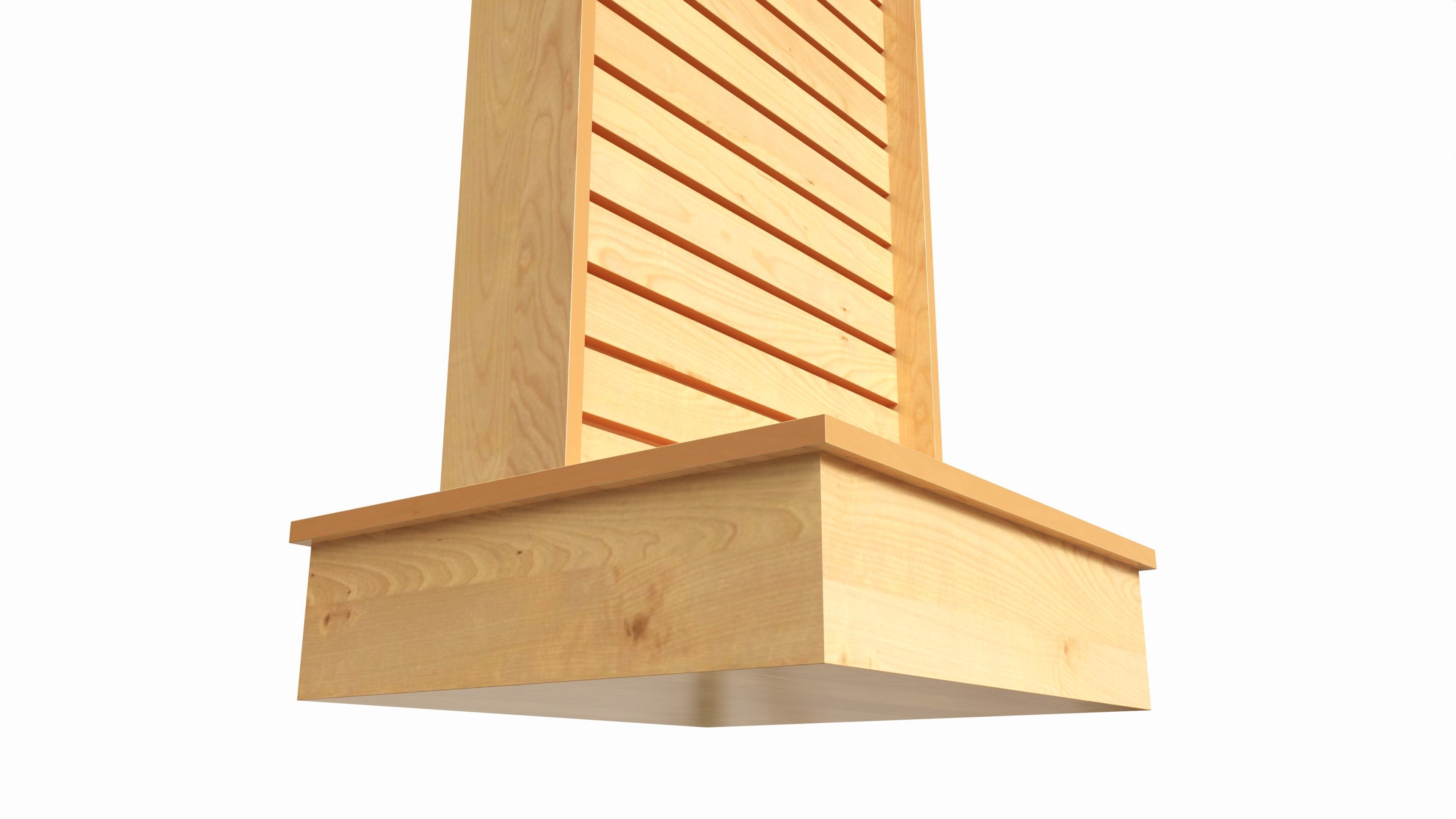 Store T-shaped 2-Way Merchandiser 3D model_4