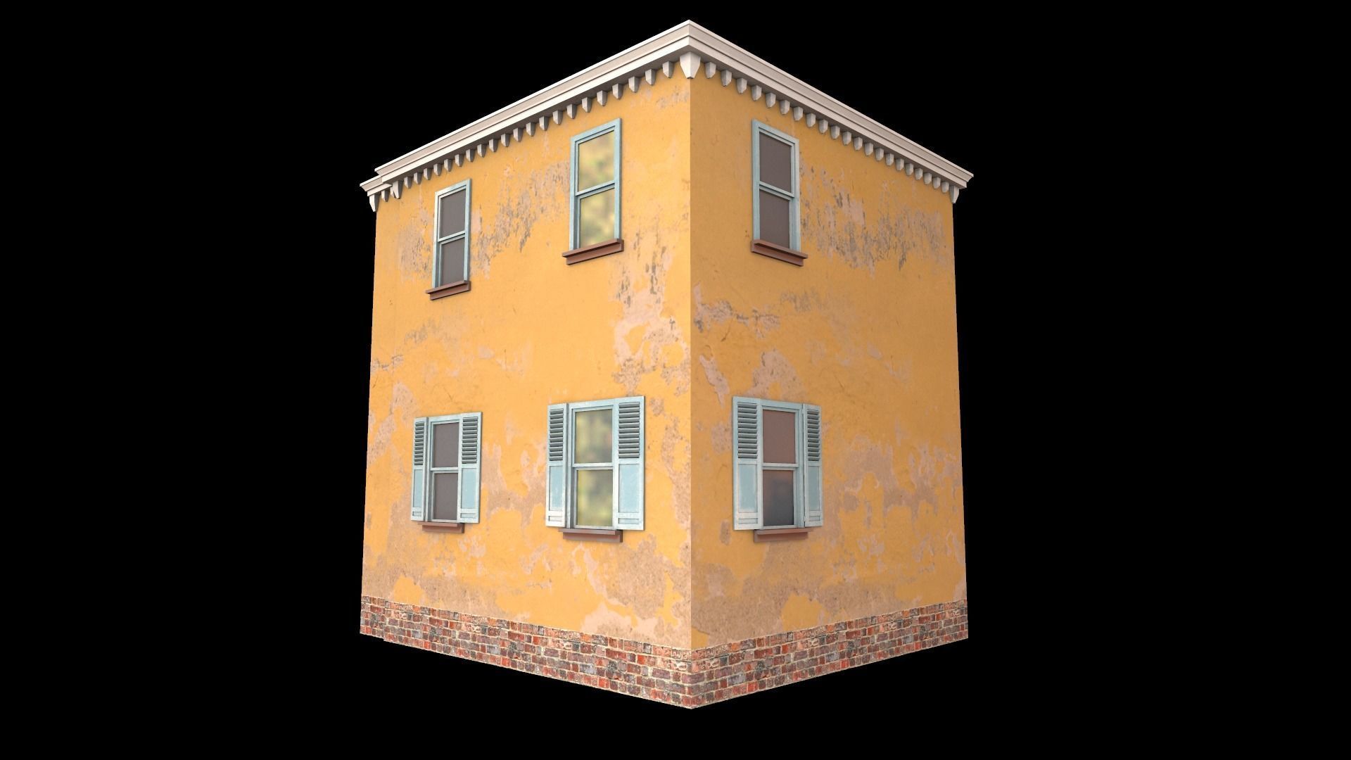 house  Low-poly 3D model_4