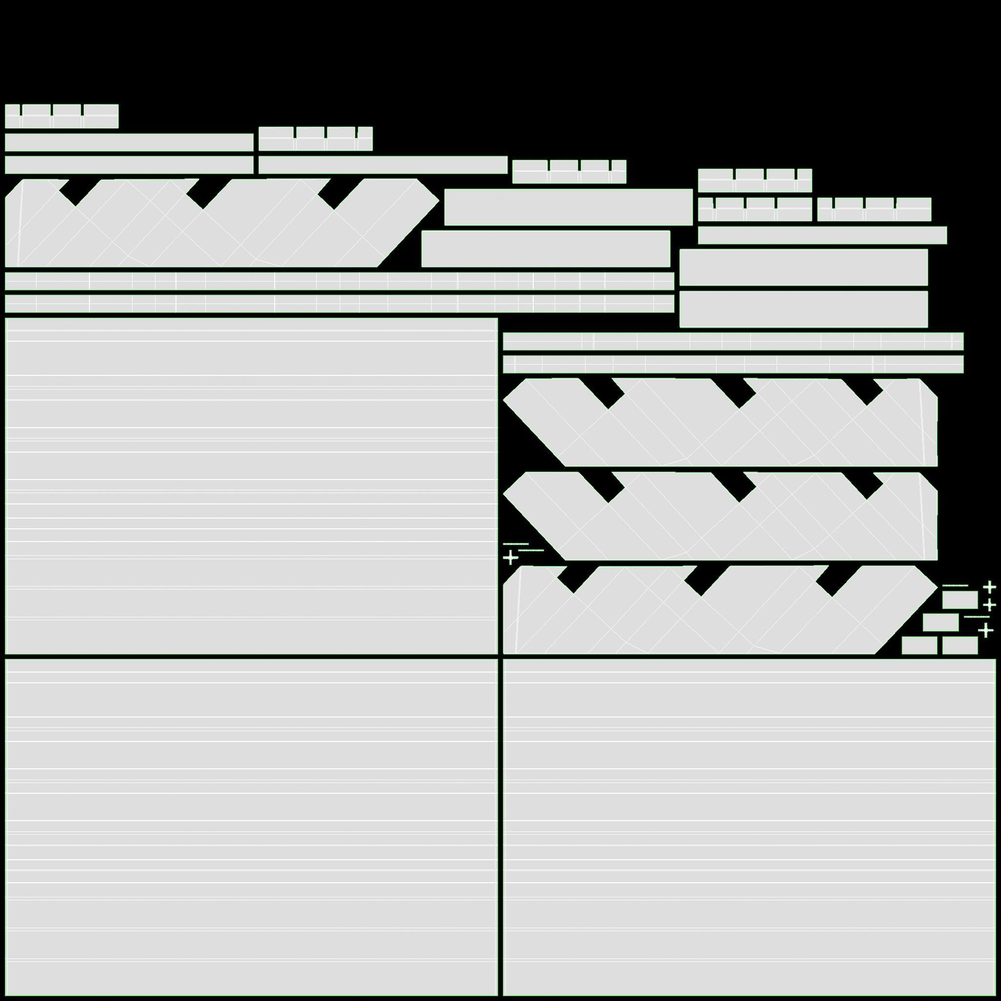 Store Wooden Display Stand 3-tier 3D model_7