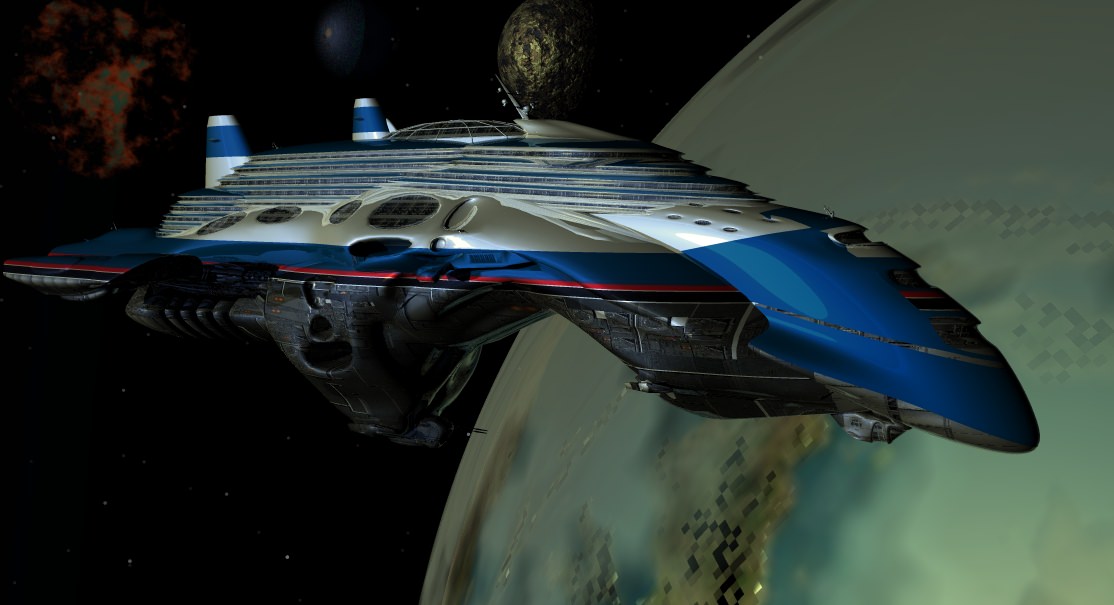 Gallactic Pricess Starcruiser 3D model_2
