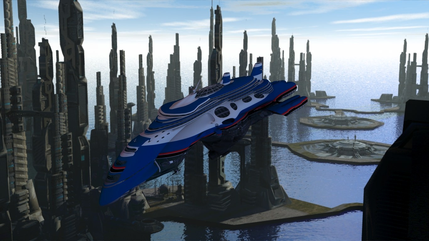 Gallactic Pricess Starcruiser 3D model_8