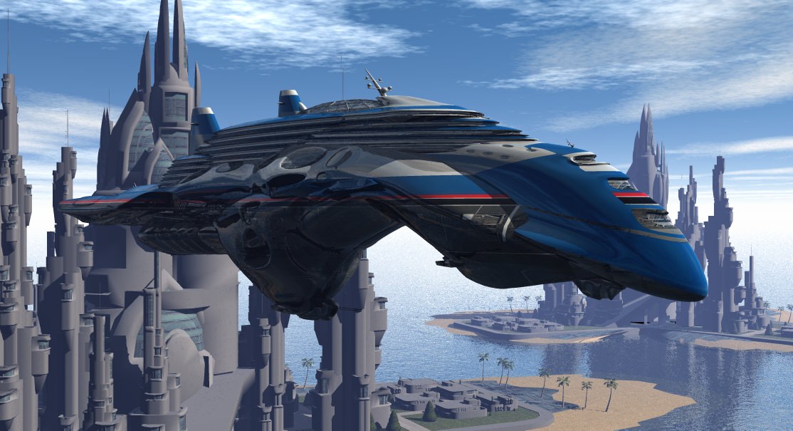 Gallactic Pricess Starcruiser 3D model_3