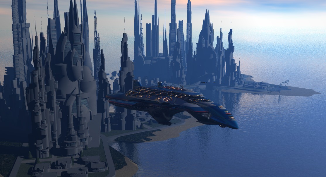 Gallactic Pricess Starcruiser 3D model_5