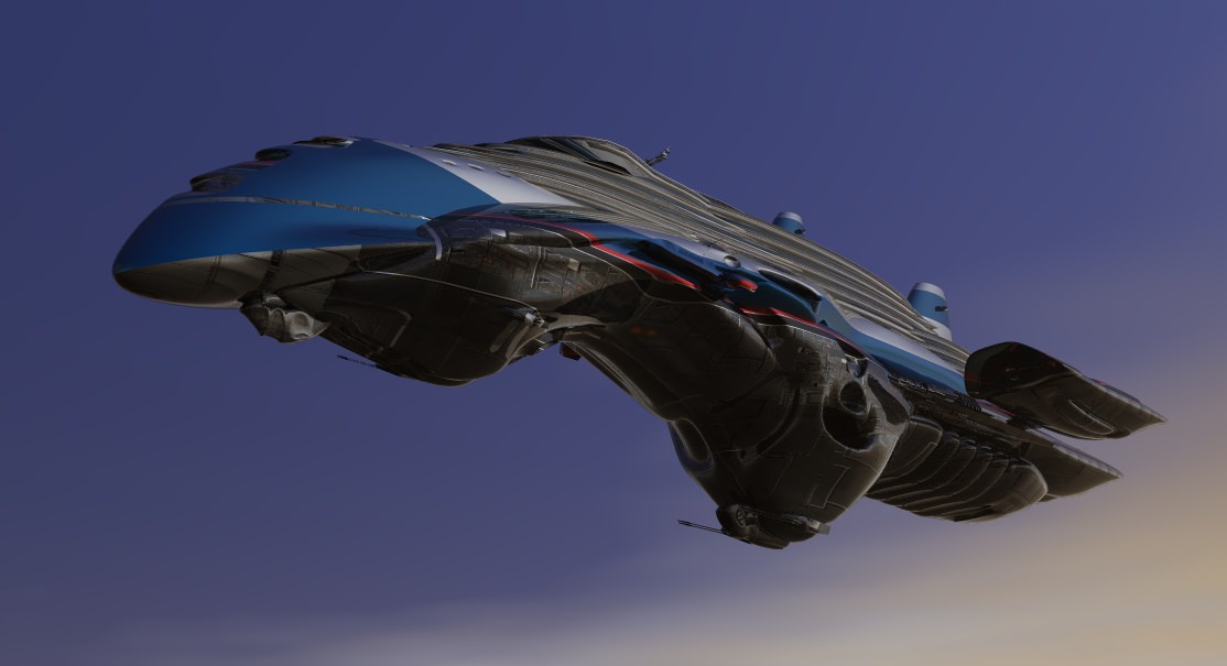 Gallactic Pricess Starcruiser 3D model_1