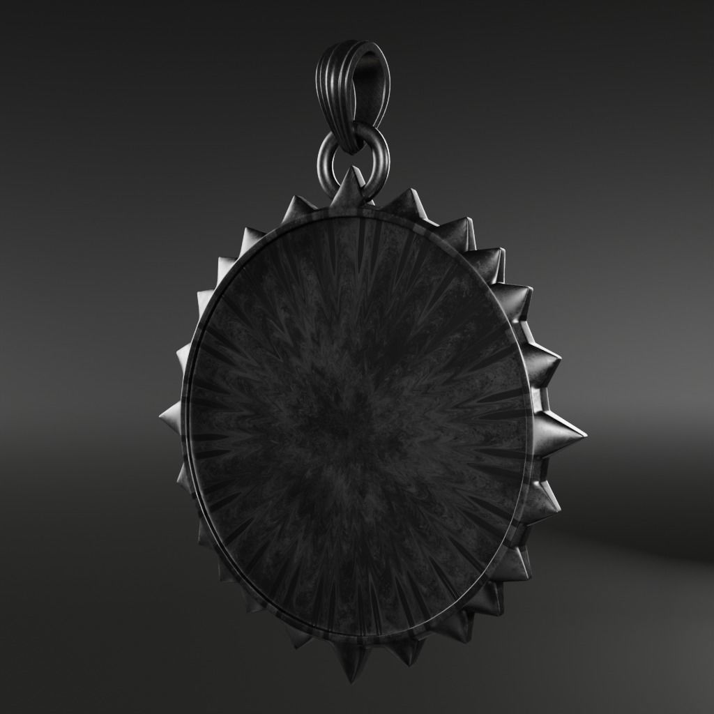 Mask-Polynesia symbol - 3D printable model 3D print model_8