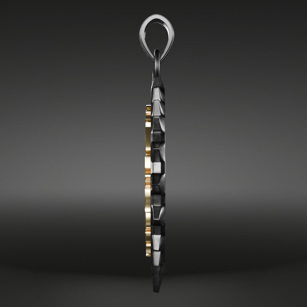 Mask-Polynesia symbol - 3D printable model 3D print model_4