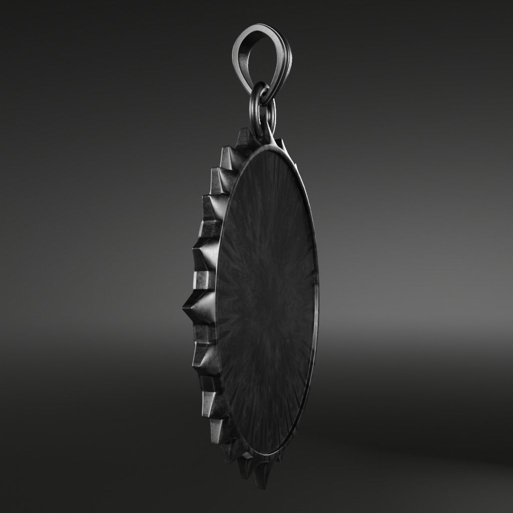 Mask-Polynesia symbol - 3D printable model 3D print model_5