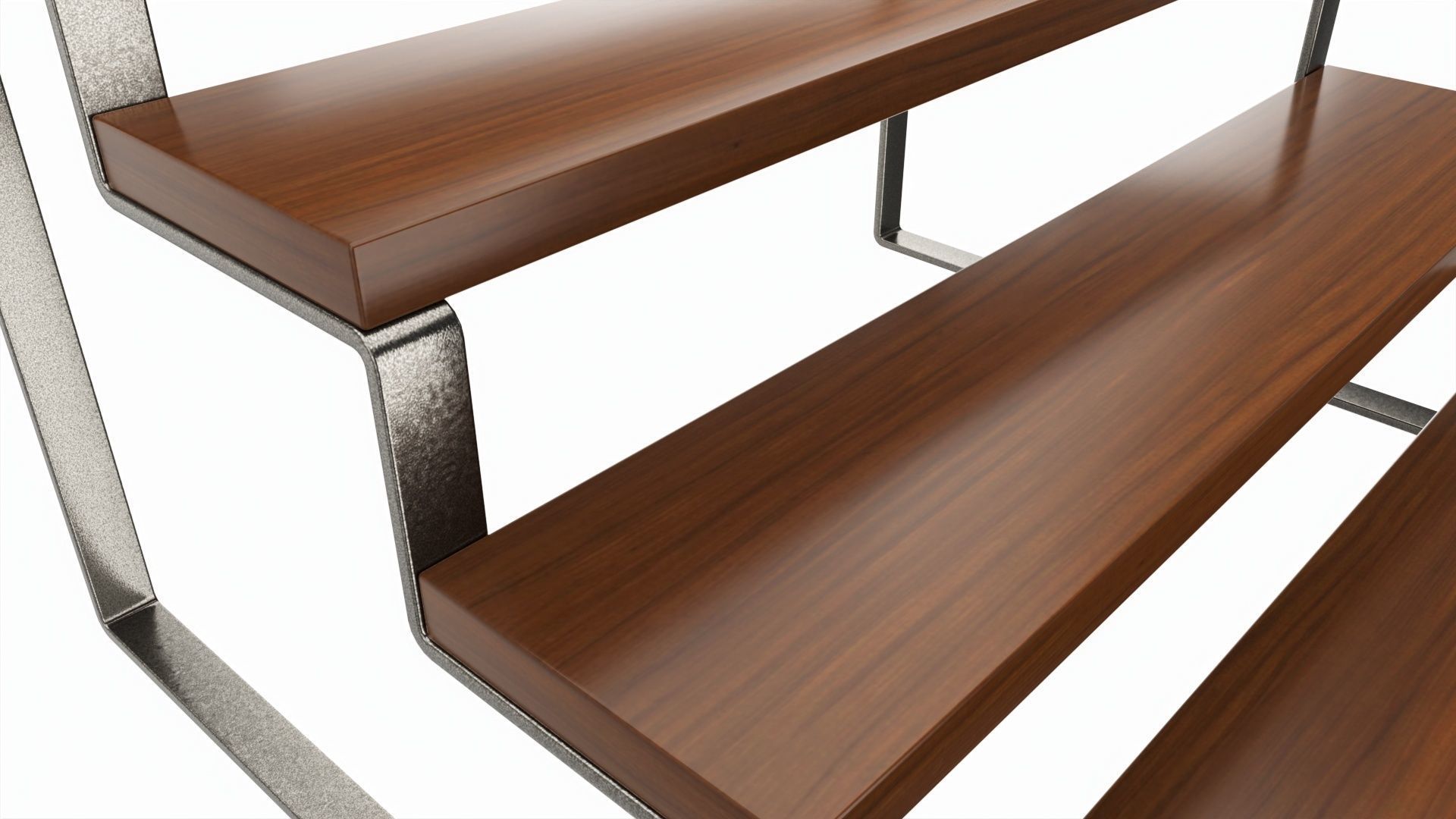 Wooden Display Riser Stand for Perfume and Makeup Organizer 3D model_2