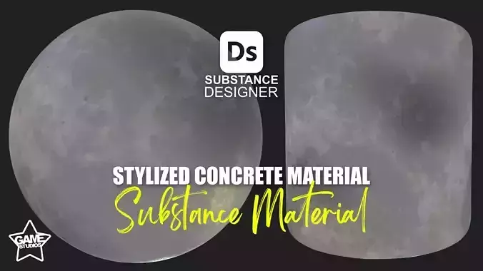 Stylized Concrete Material 01 - Substance 3D Designer Texture Stylized Concrete Material 01 - Substance 3D Designer Texture