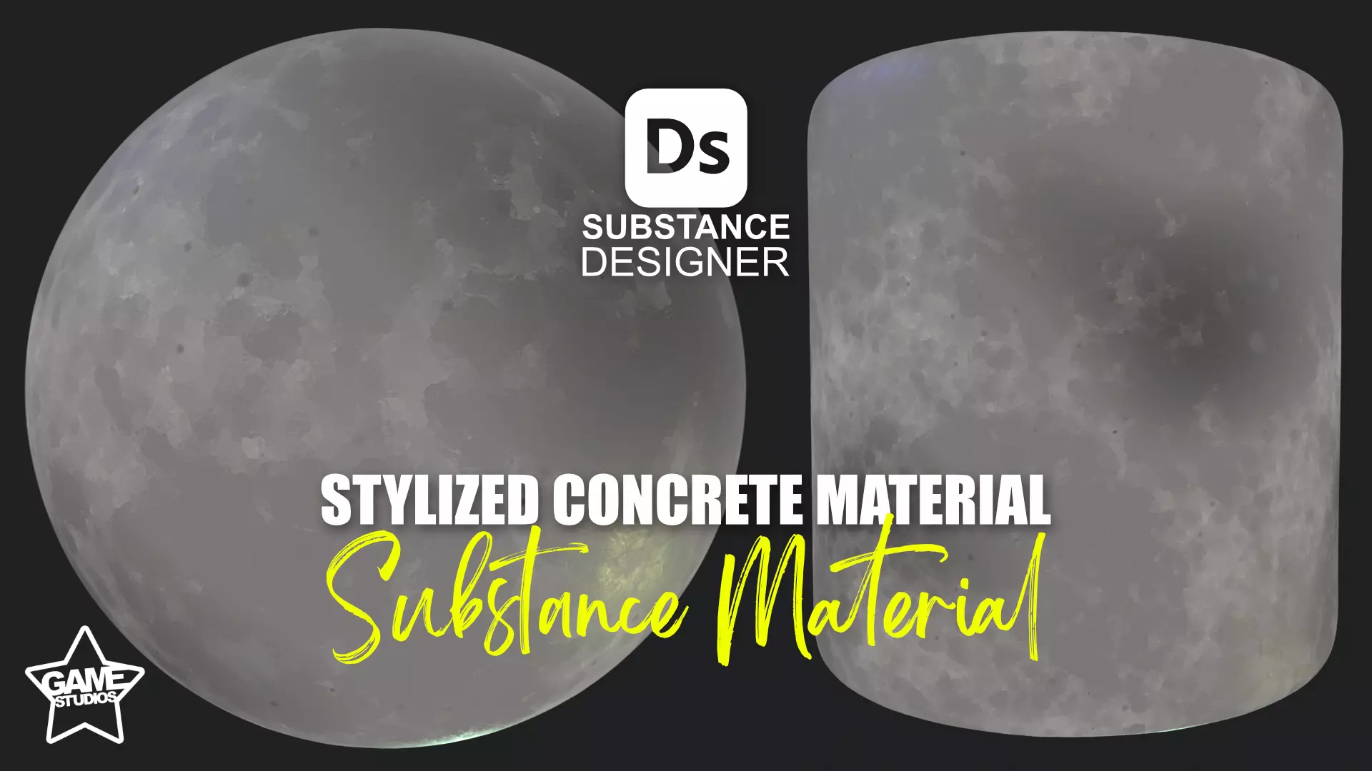 Stylized Concrete Material 01 - Substance 3D Designer Texture_0