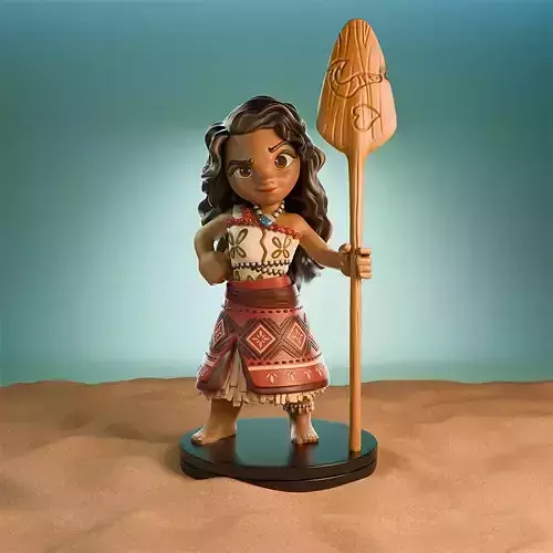 Moana 3D model Moana 3D model