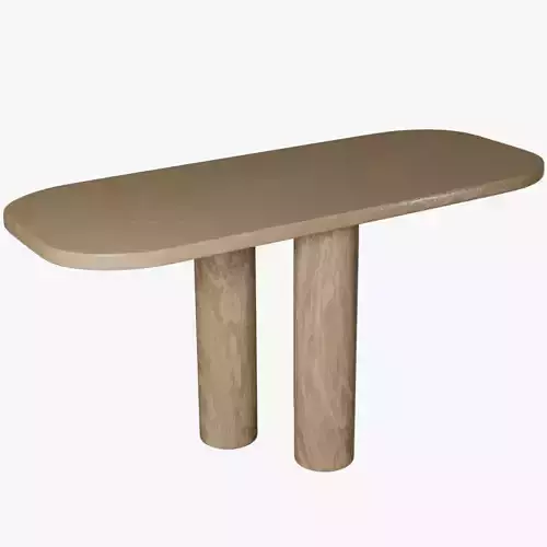 Designer Table 03 Low-poly 3D model