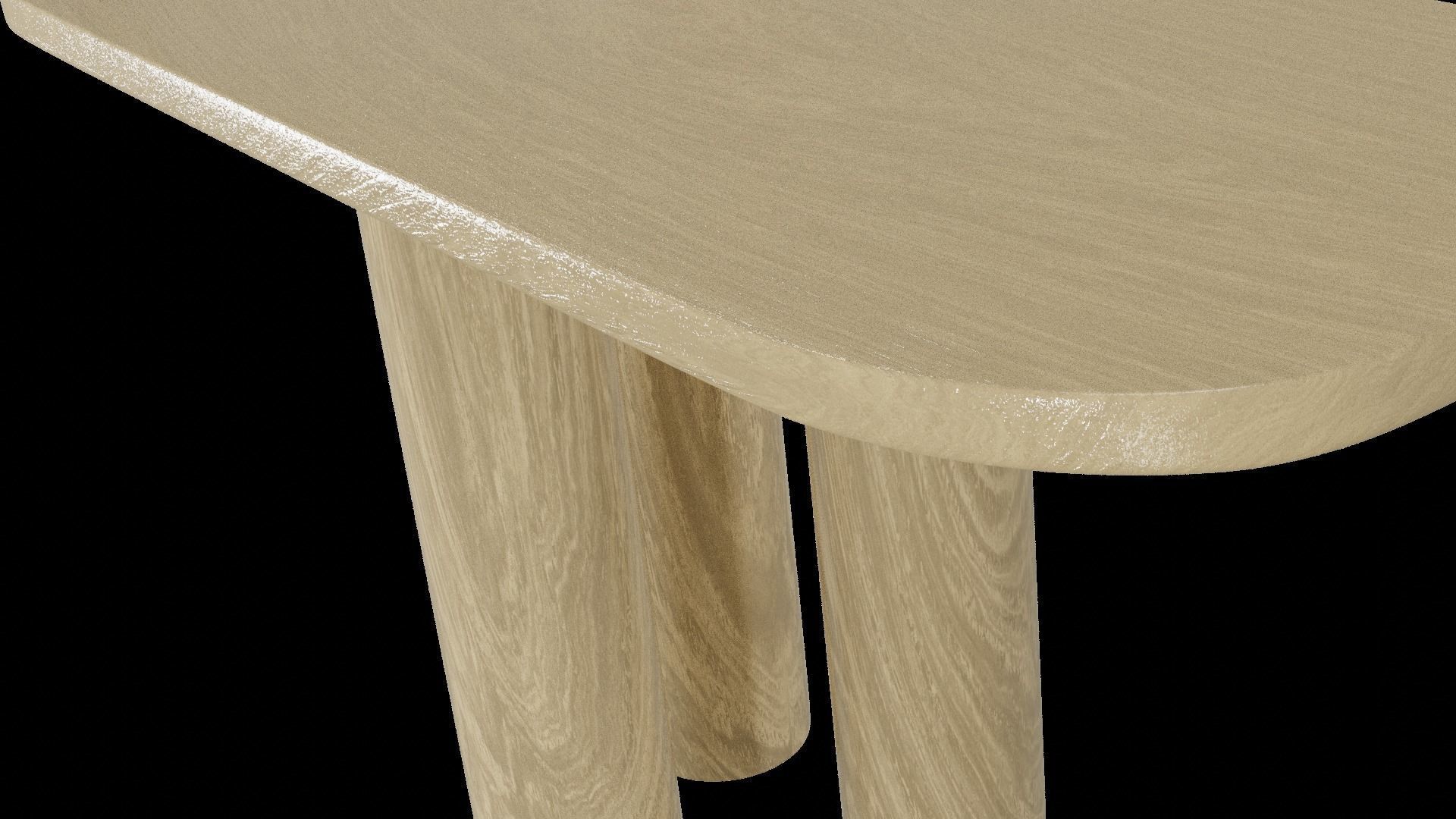 Designer Table 03 Low-poly 3D model_4