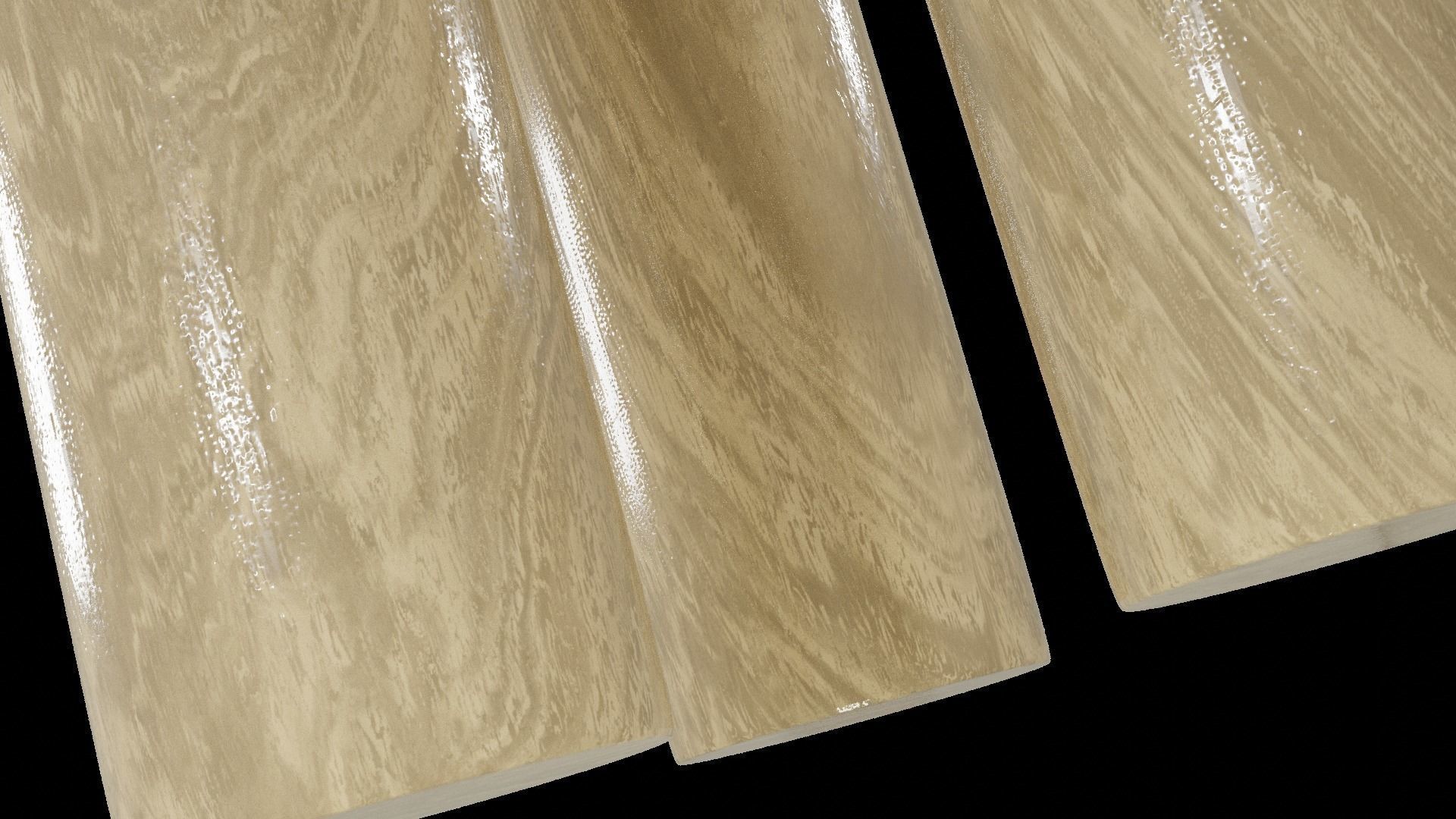 Designer Table 03 Low-poly 3D model_2