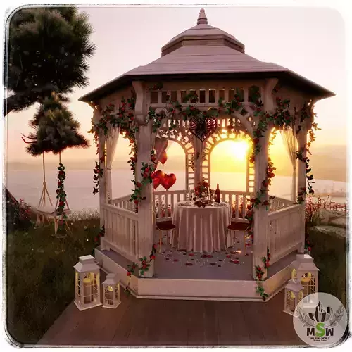 Valentines Day Dinner Blender Scene