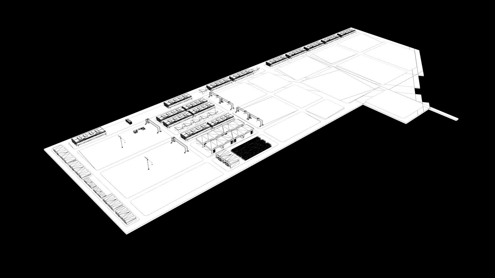 Ras Al Khair Fabrication Yard 3D model_9