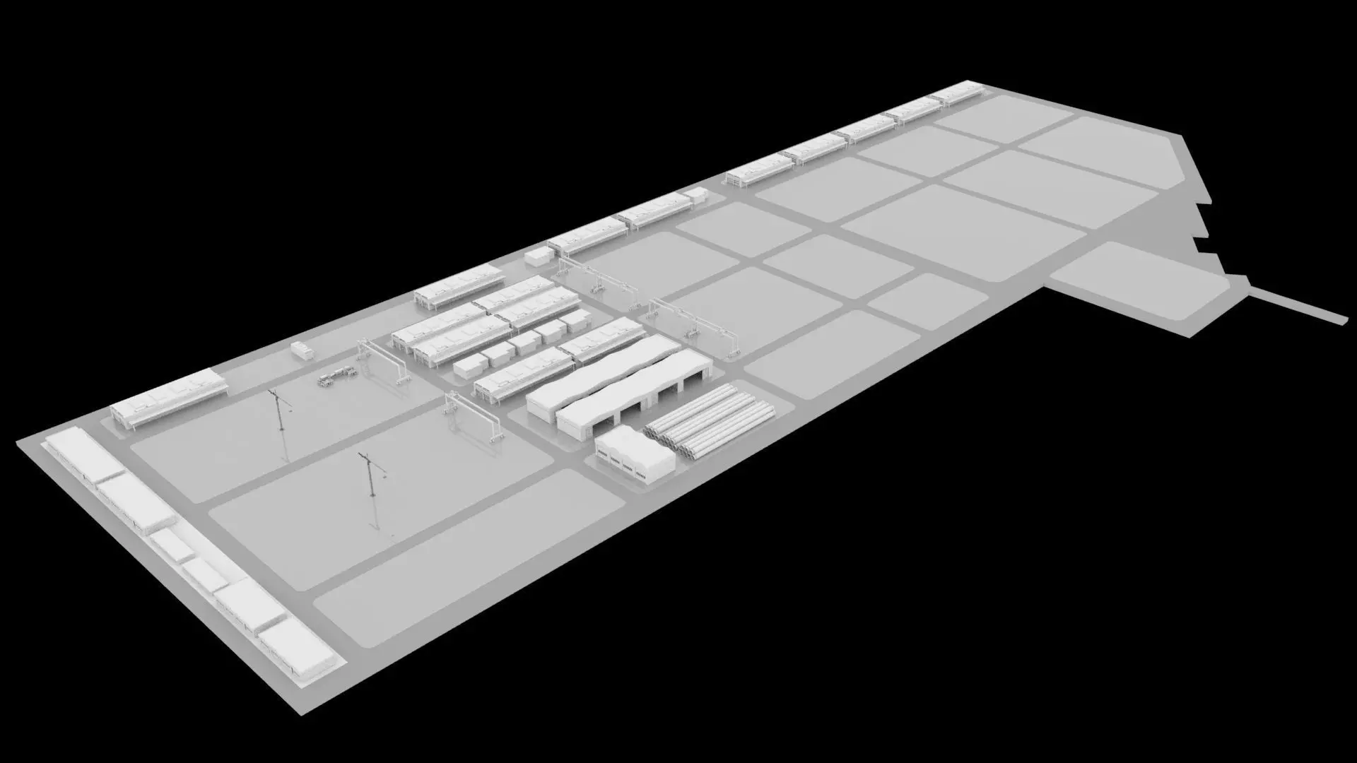 Ras Al Khair Fabrication Yard 3D model_0