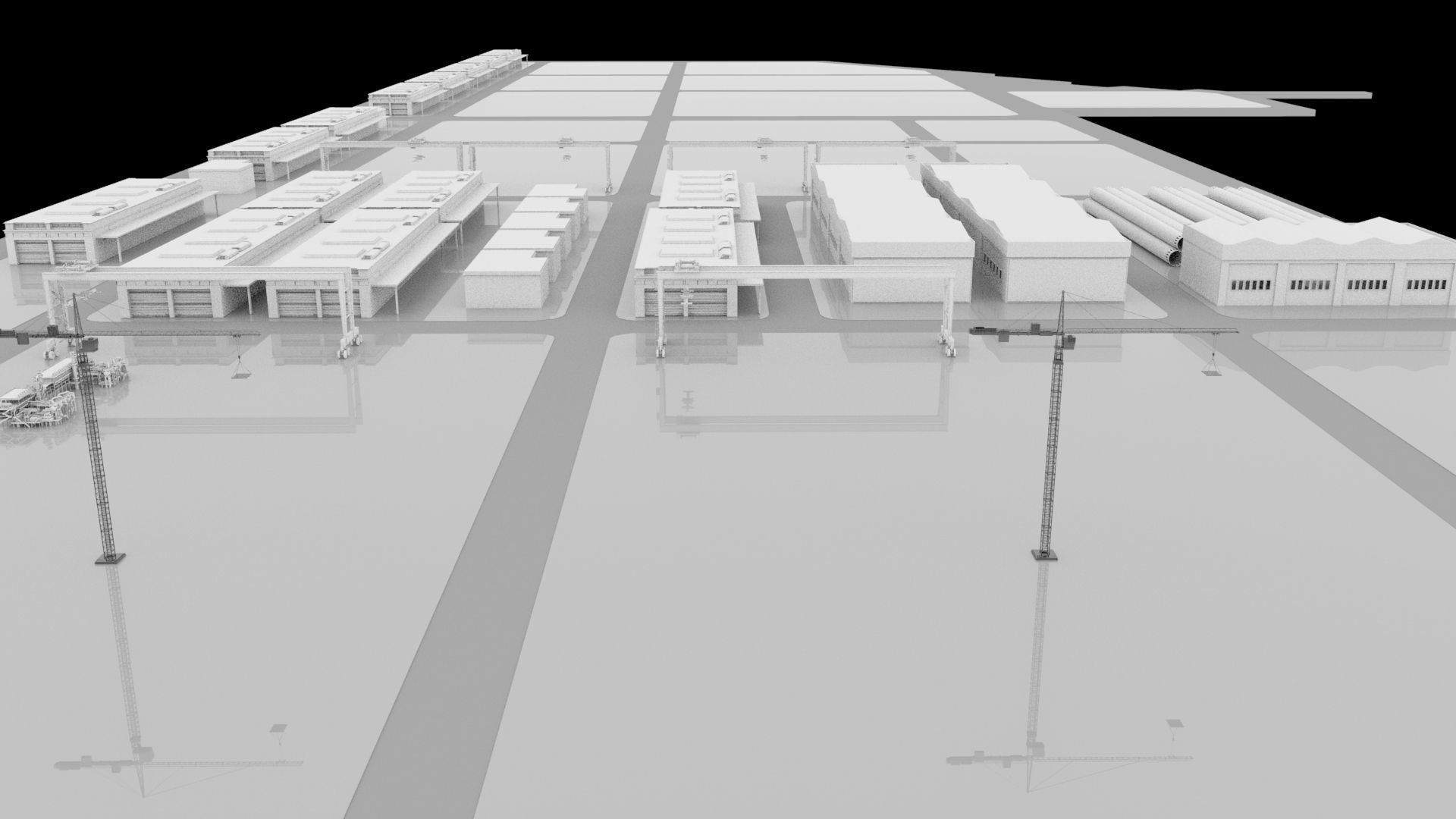 Ras Al Khair Fabrication Yard 3D model_5