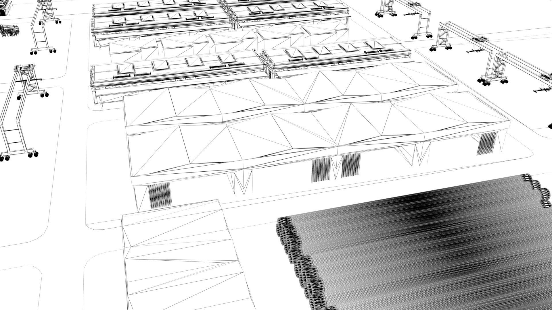 Ras Al Khair Fabrication Yard 3D model_2