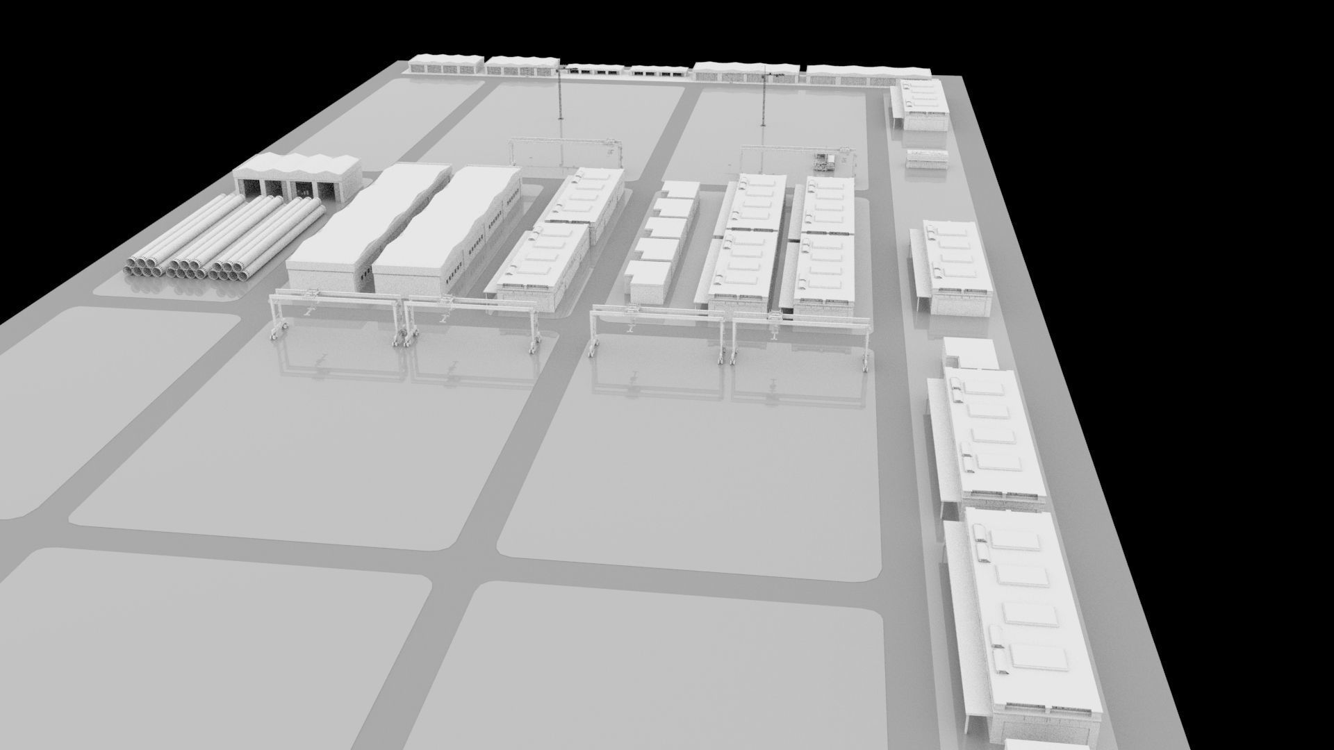 Ras Al Khair Fabrication Yard 3D model_7