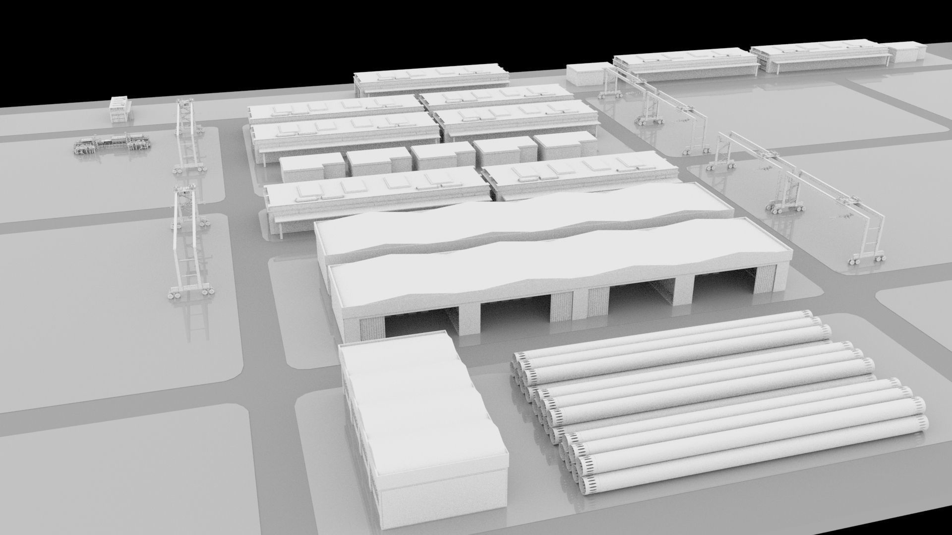 Ras Al Khair Fabrication Yard 3D model_6