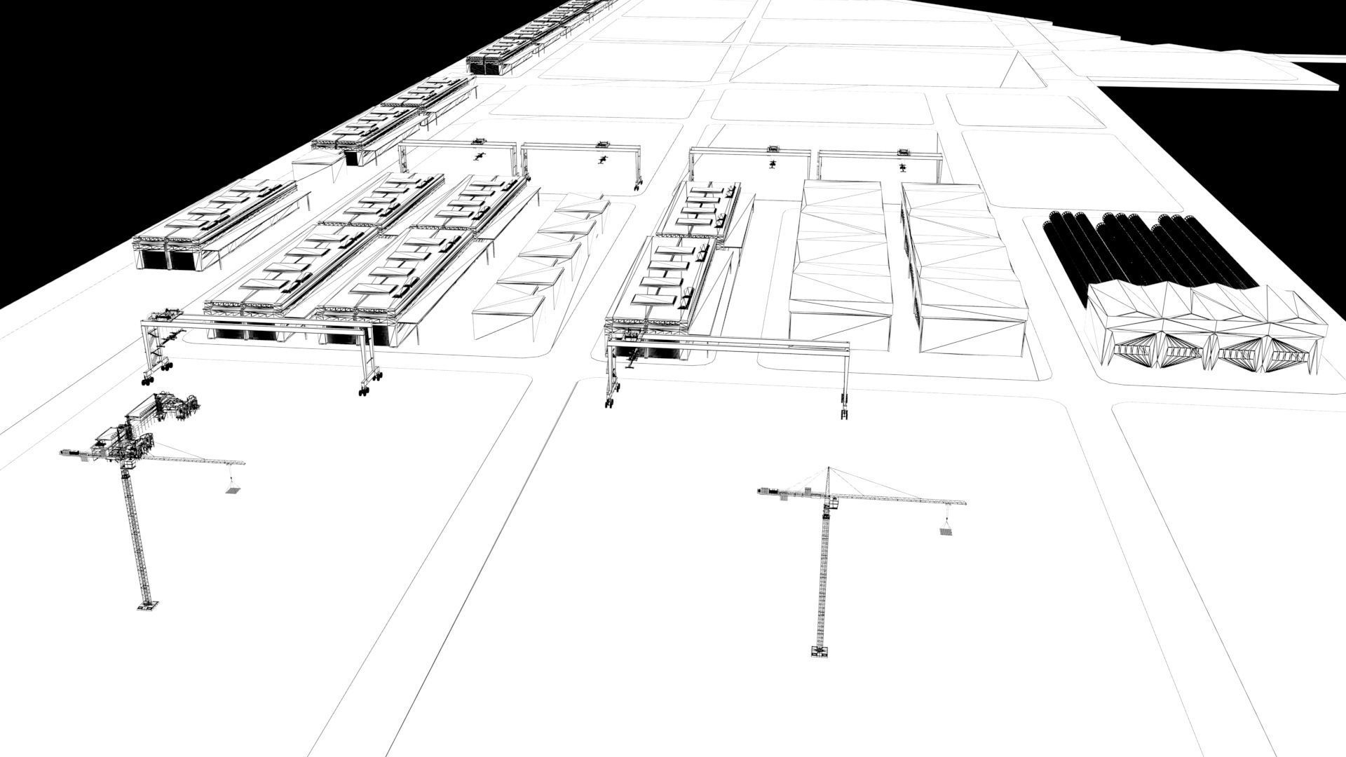 Ras Al Khair Fabrication Yard 3D model_1