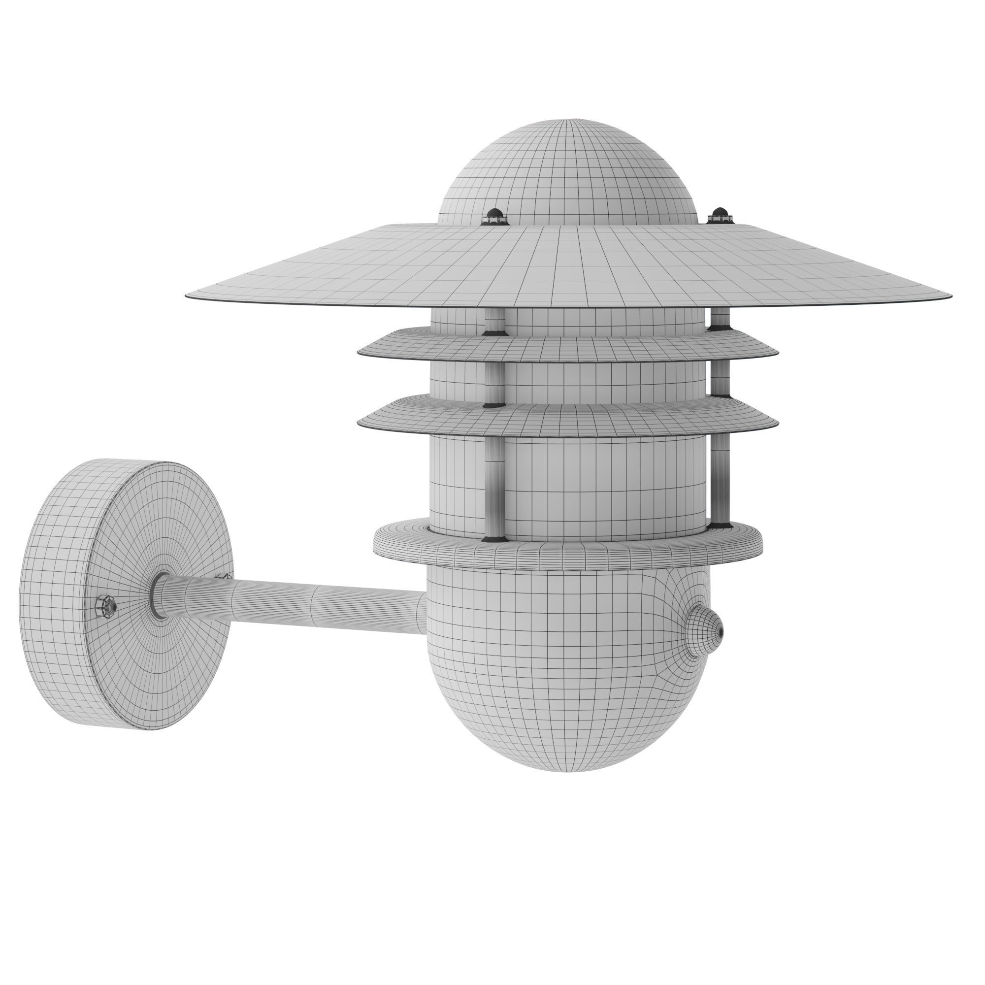 Nordlux - Agger Sensor Low-poly 3D model_2
