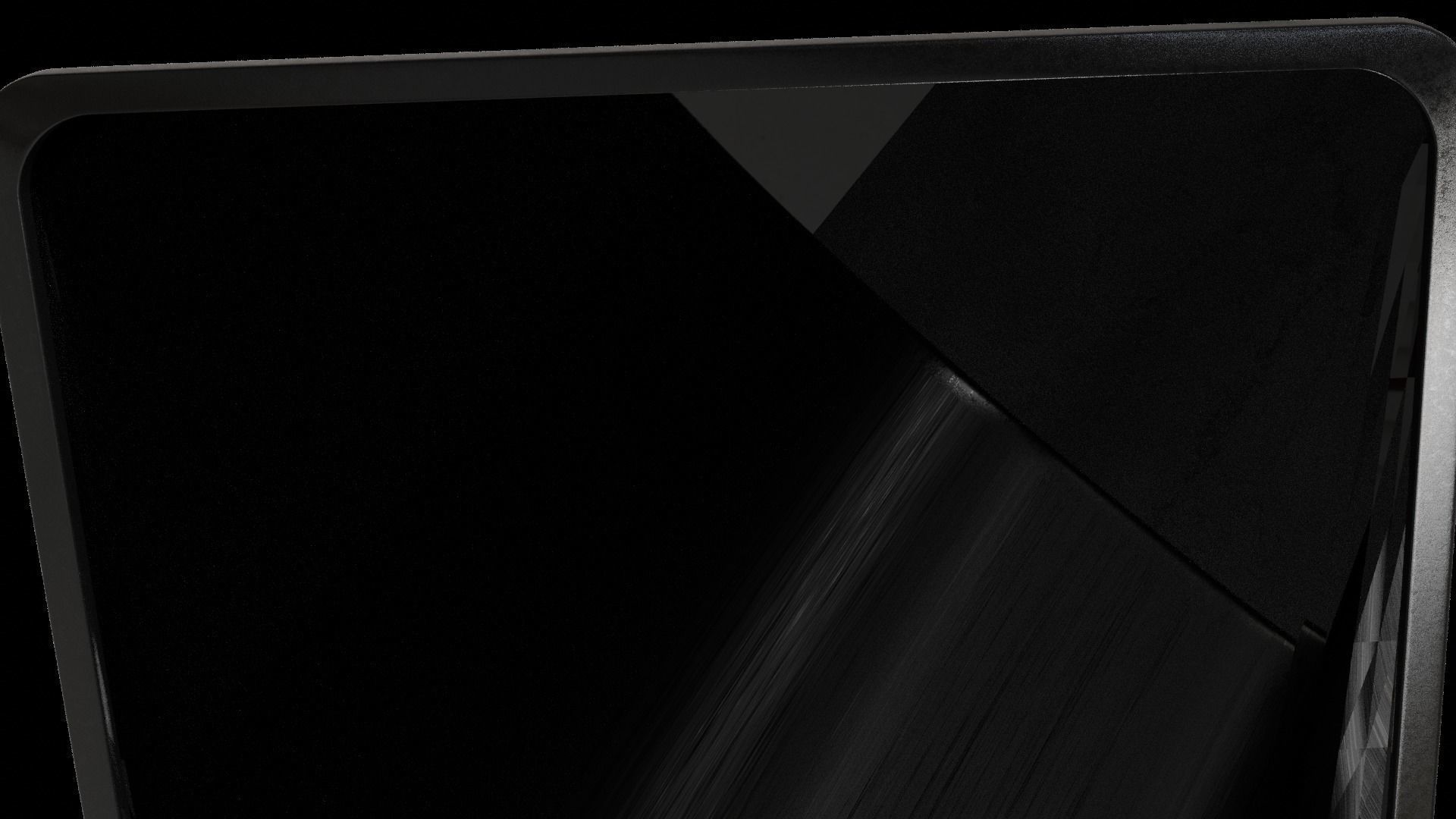 Marble Designer Table 04 with Mirror Low-poly 3D model_12